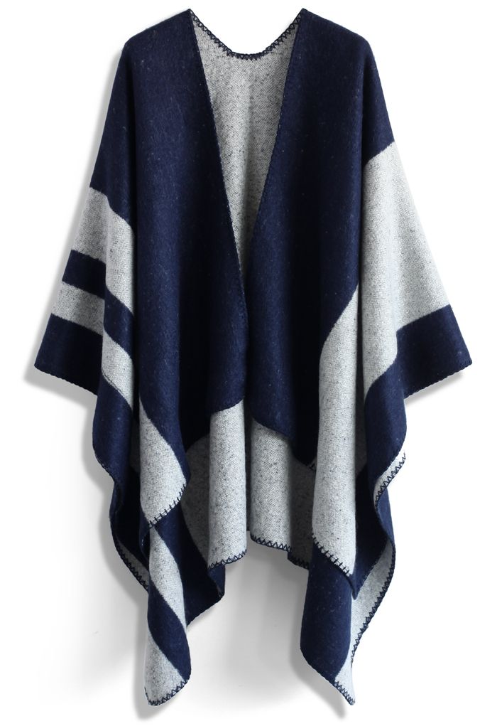 Winsome Blue Blanket Cape 