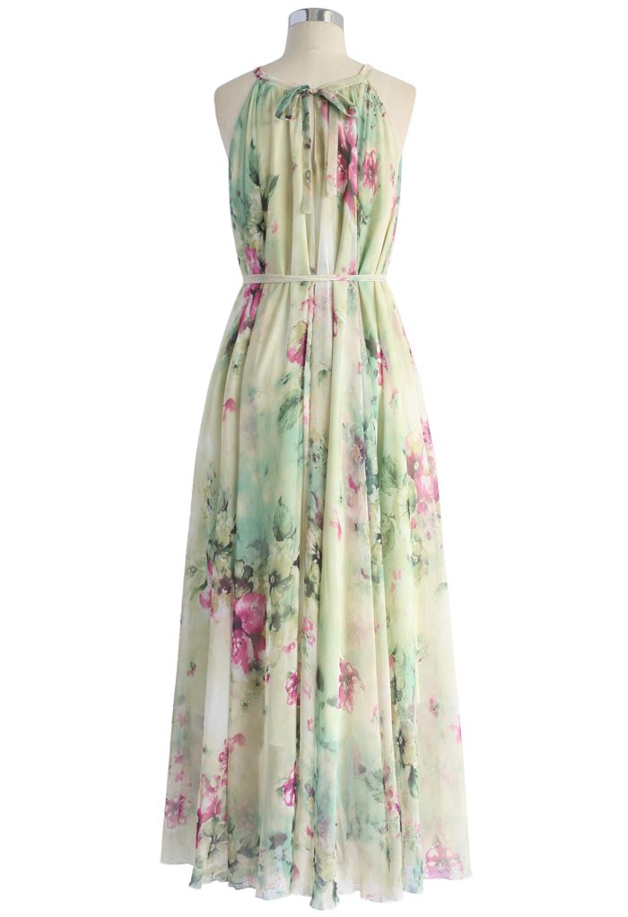 Flower Lullaby Maxi Slip Dress